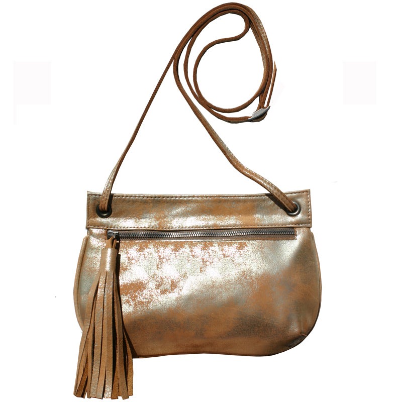 Tassel Bag - Dull Neutral Metallic