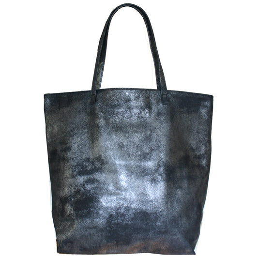 Tote Bag - Dull Black Metallic