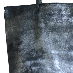 Tote Bag - Dull Black Metallic