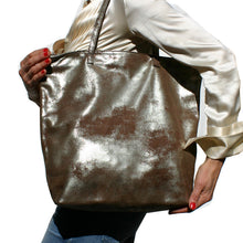 Load image into Gallery viewer, Tote Bag - Dull Black Metallic
