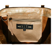 Load image into Gallery viewer, Tote Bag - Dull Brown Metallic
