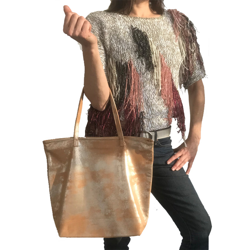 Tote Bag - Dull Neutral Metallic