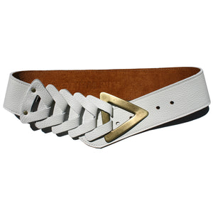 Triangle Waist Belt - Bright White
