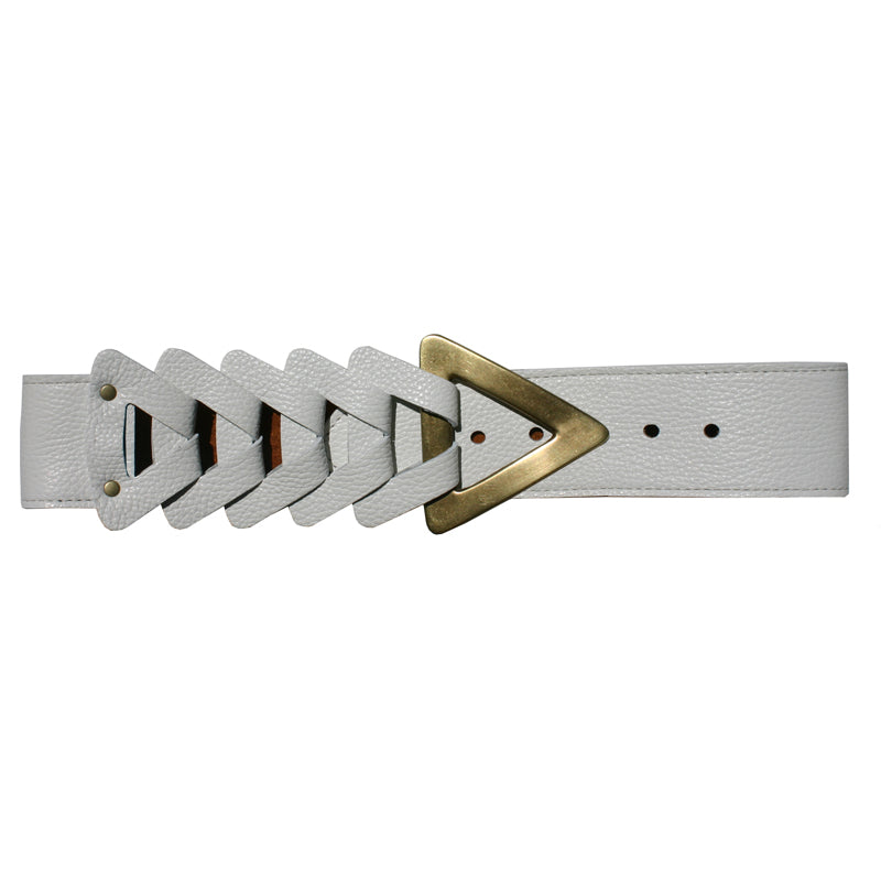 Triangle Waist Belt - Bright White