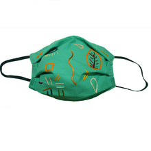 Load image into Gallery viewer, Artist Collab - Turquoise #9 Mens Mask
