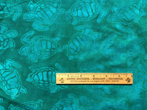 KW Mask - Aqua Turtles Batik