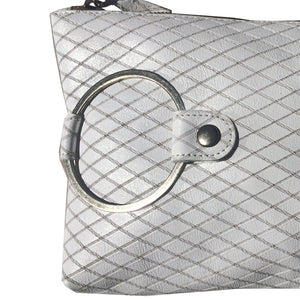 Ring Clutch - White Lazercut