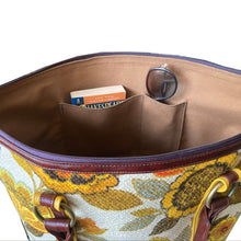 Load image into Gallery viewer, Weekender Travel Bag - Vintage Yellow Floral
