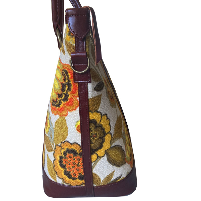 Weekender Travel Bag - Vintage Yellow Floral