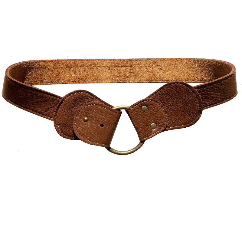 Flip-Back Waist Belt - Brown