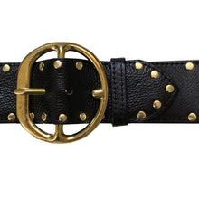 Load image into Gallery viewer, Chunky Studded Waist Belt - Black
