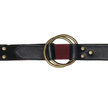 Load image into Gallery viewer, Double-Ring Belt - Black
