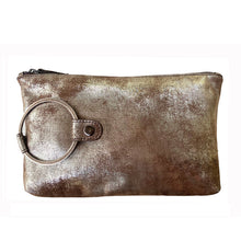 Load image into Gallery viewer, Ring Clutch - Soft Brown Metallic

