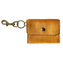 Load image into Gallery viewer, Coin Purse Key Chain - Goldenrod Fur
