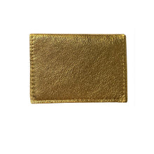 Load image into Gallery viewer, Folding Wallet - Gold Metallic

