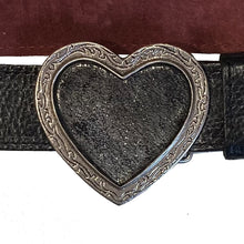 Load image into Gallery viewer, Heart Belt - Black wBlack Heart

