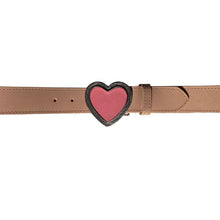 Load image into Gallery viewer, Heart Belt - Nude wPink
