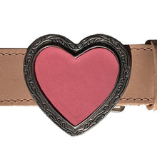 Load image into Gallery viewer, Heart Belt - Nude wPink
