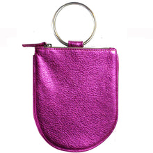 Load image into Gallery viewer, Mini Ring Wristlet - Hot Pink
