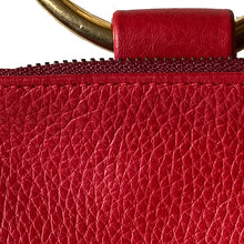 Load image into Gallery viewer, Mini Ring Wristlet - Matte Red
