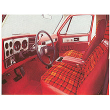 Load image into Gallery viewer, Cosmetic Bag - Orange_Red and Black Plaid 1978
