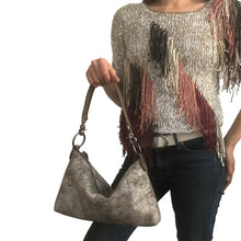 Load image into Gallery viewer, Slouchy Bag - Crackle White
