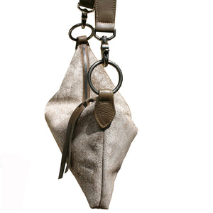 Slouchy Bag - Crackle White