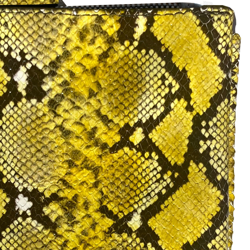 Mini Ring Wristlet - Yellow Snake