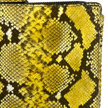 Load image into Gallery viewer, Mini Ring Wristlet - Yellow Snake
